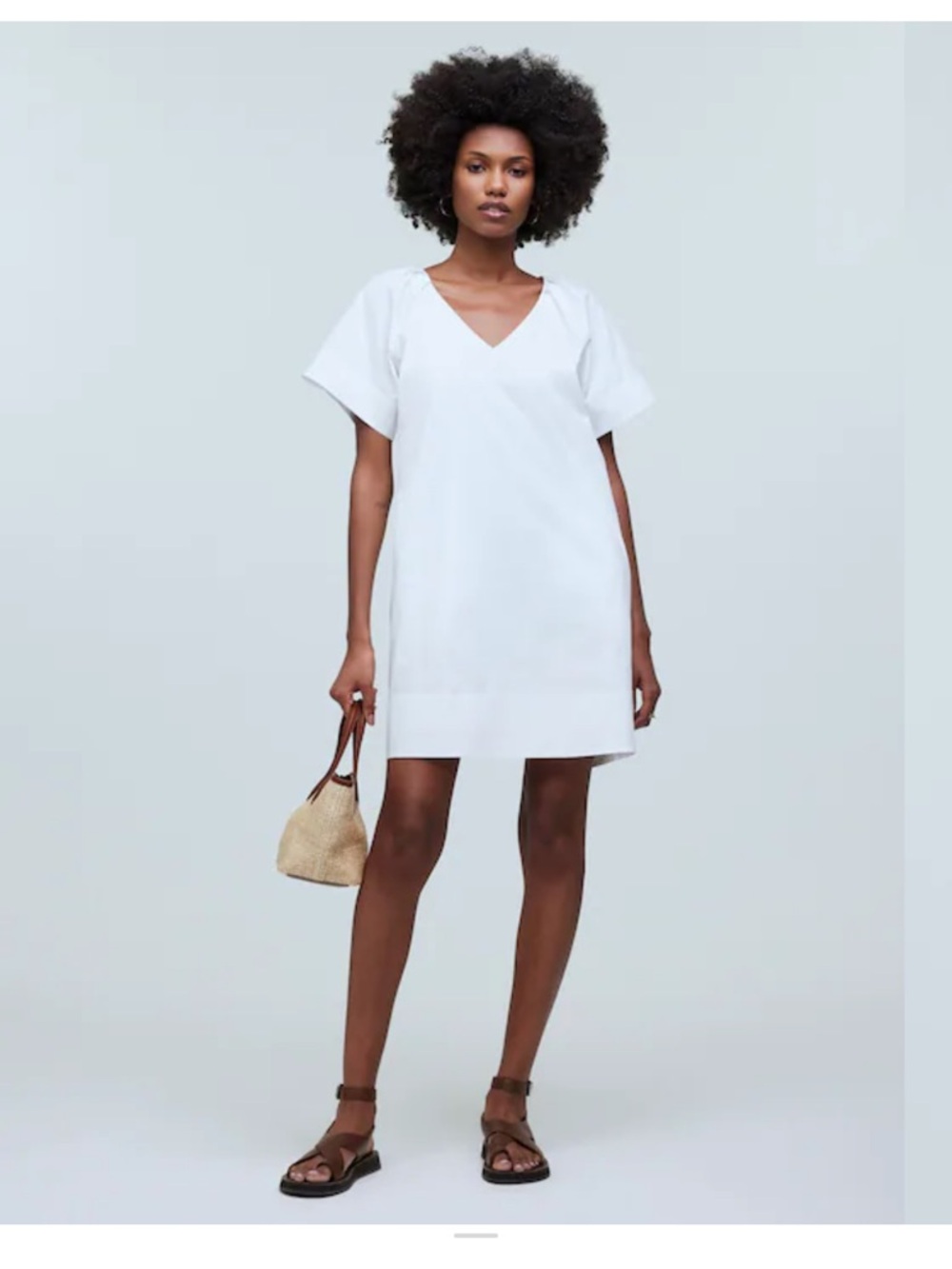 Madewell White Shirt Dress